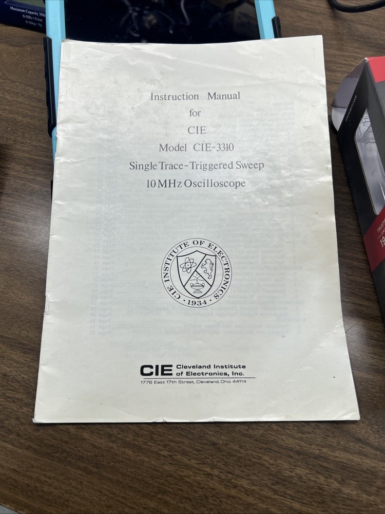 CIE Oscilloscope Model CIE-3310 Test Instruments