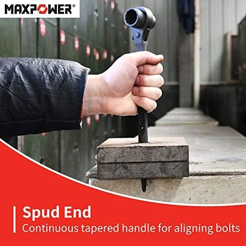 Scaffold Wrench Set Dual Socket Ratchet Tool for Construction