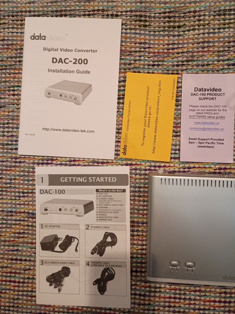 DATAVIDEO DAC-200 DV Convertor, used