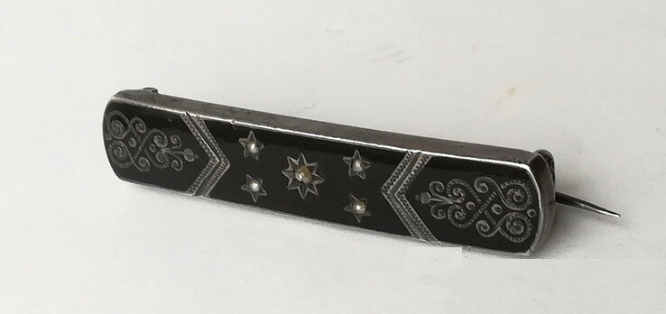 Tsarist Russia, enamel brooch 84 samples