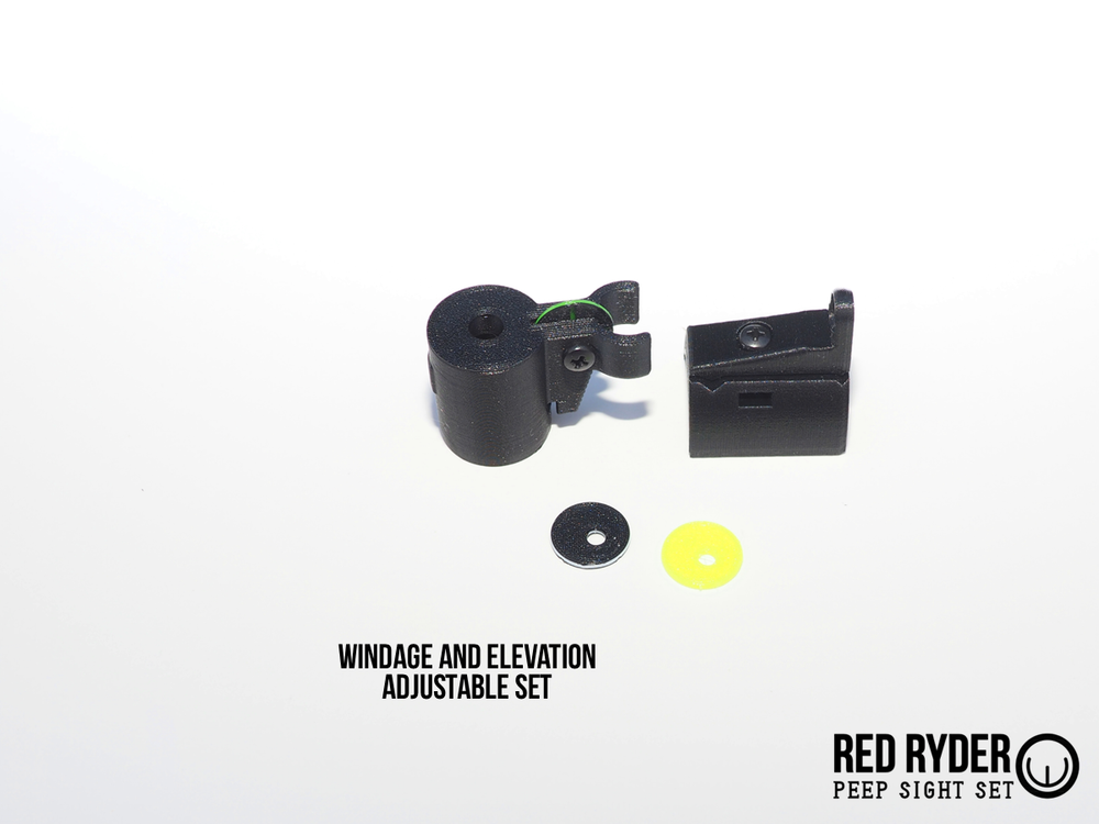 Daisy Red Ryder/ Buck 105 Peep Sight Set - Elevation and Windage Adjustable