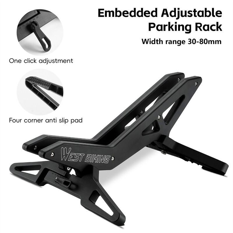 Adjustable Bicycle Stand Rack ABS MTB Road Bike Indoor Floor Parking Stand