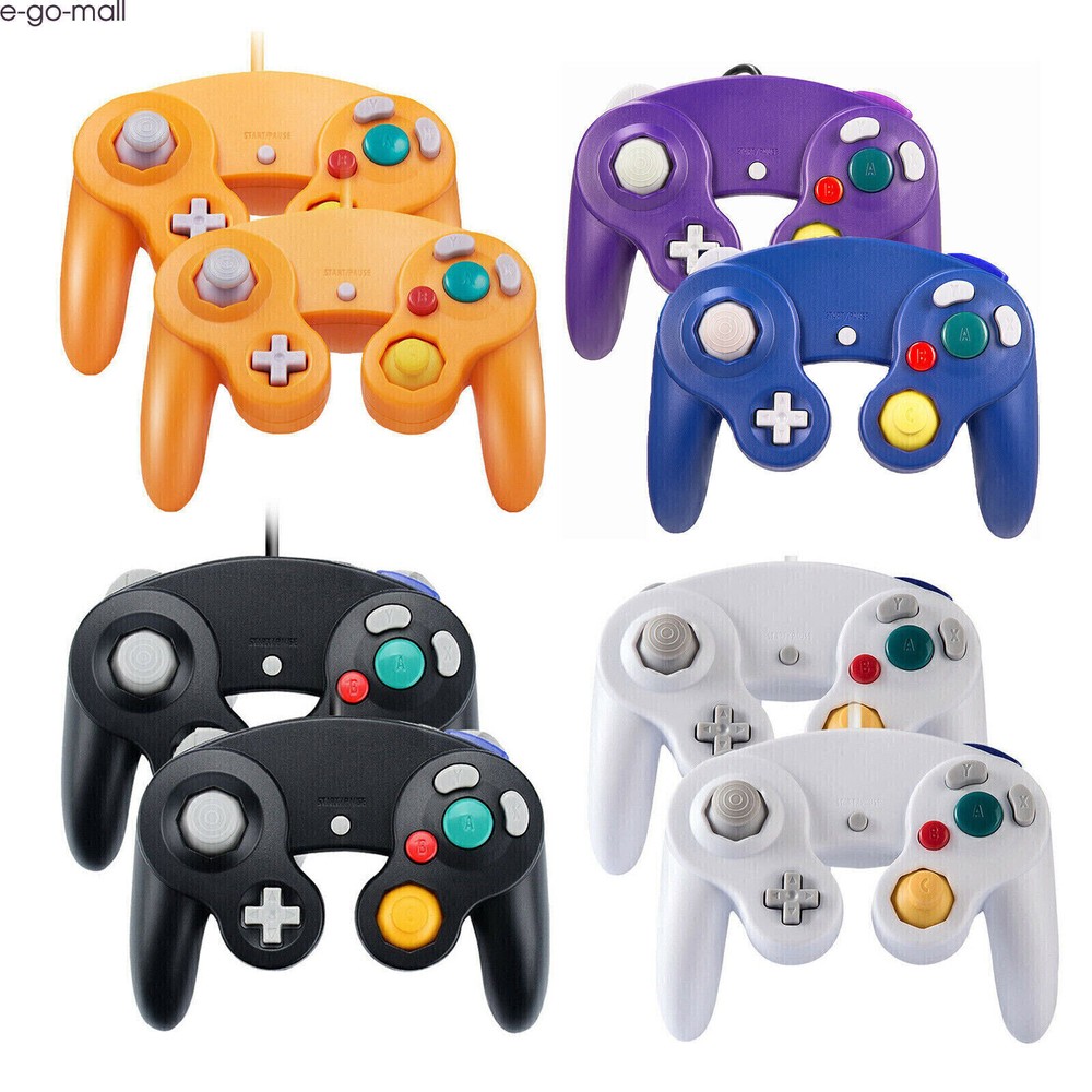 2 Pack Wired Gamecube Controller for Switch Wii U PC(need adapter) GameCube