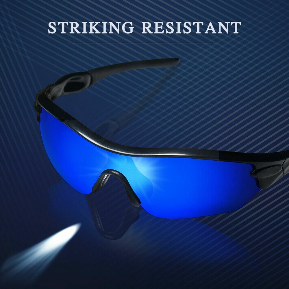 Anti Scratch Polarized Replacement Lenses for-OAKLEY Fives Squared Solid Black