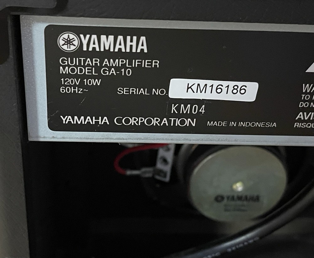 Yamaha Guitar Amplifier Model GA 10