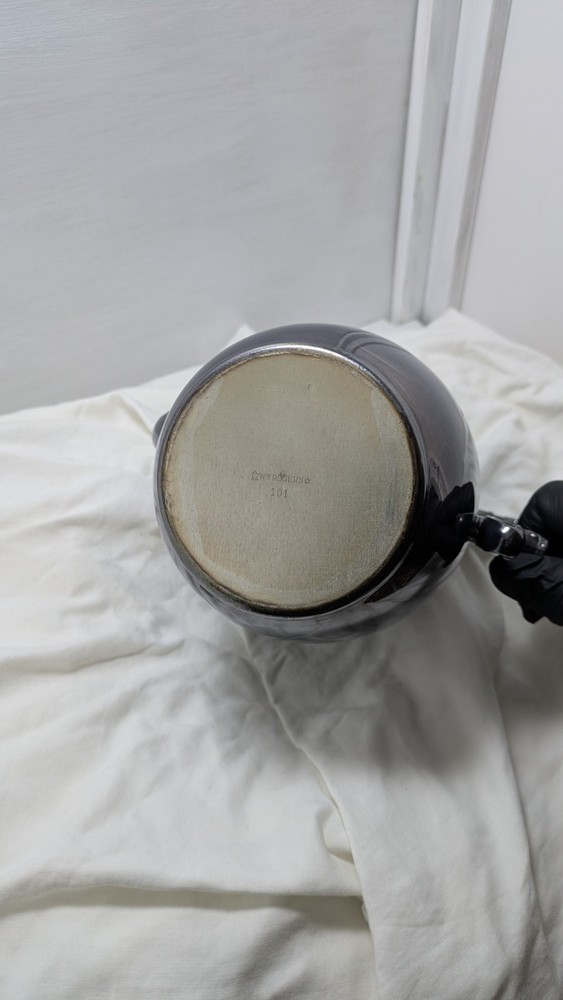 Wm ROGERS SILVER PLATE COFFEE POT SPRING FLOWERS #101