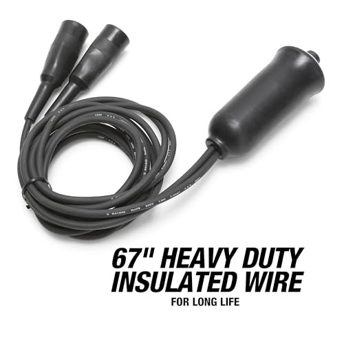 25331 Heavy Duty Remote Starter, 5ft Car Remote Starter, Push Button Starter