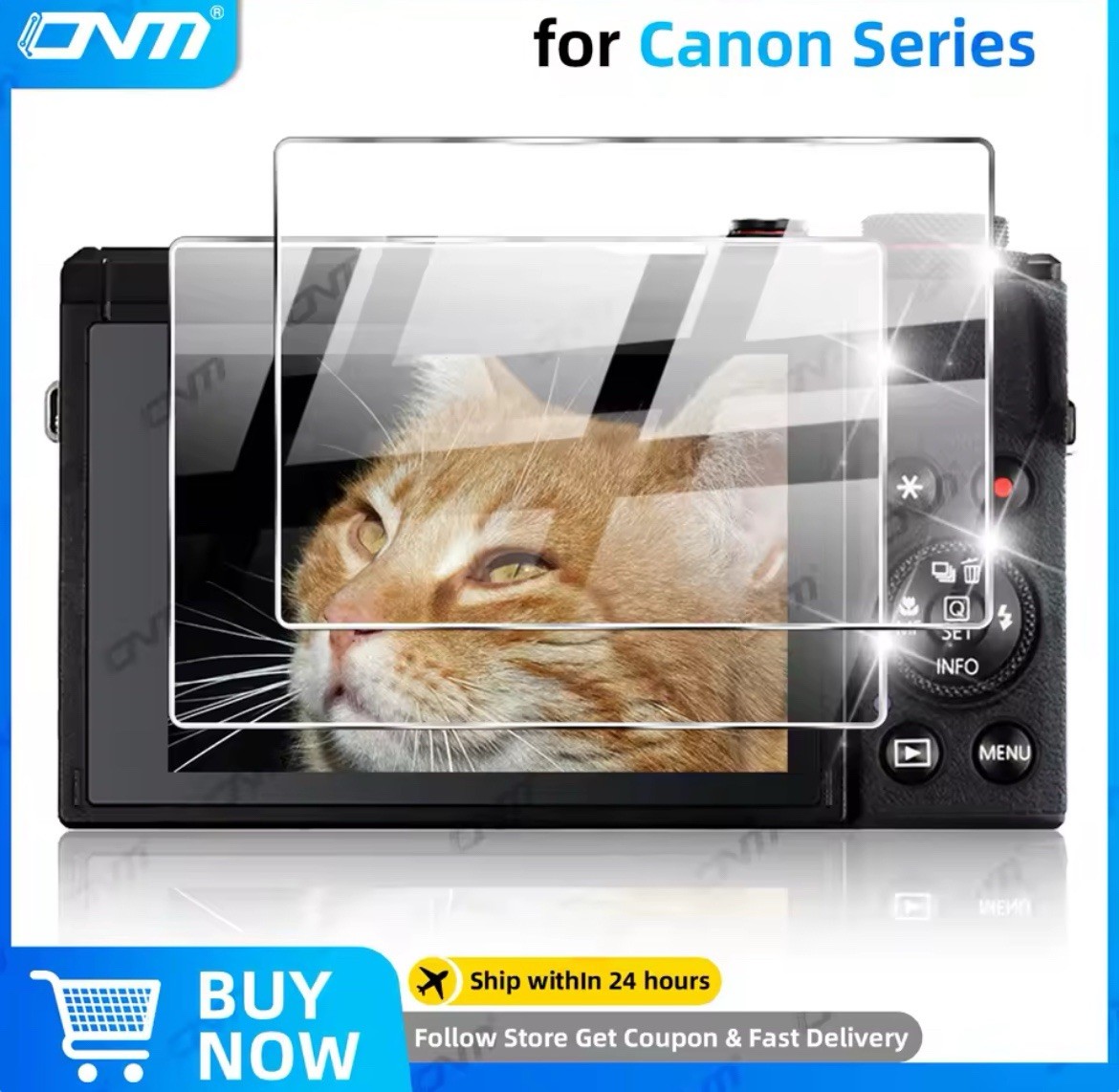 2PCS Tempered Glass for Canon PowerShot G7X Mark III G7XII G9X Screen Protector