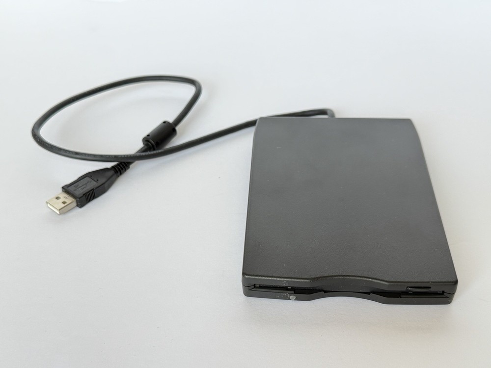 TEAC USB External 3.5 Floppy Disk Drive Slim Tested Working