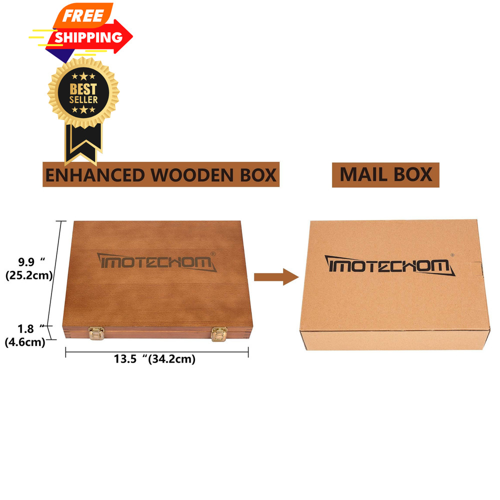 IMOTECHOM 12-Pieces Carving Chisel, 12-pieces Chisel