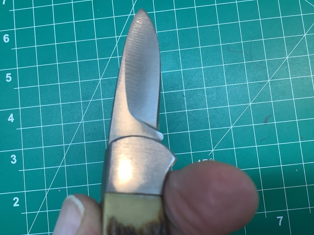 Puma Mini 4 Star Folder Knife With Fat Stag Handles