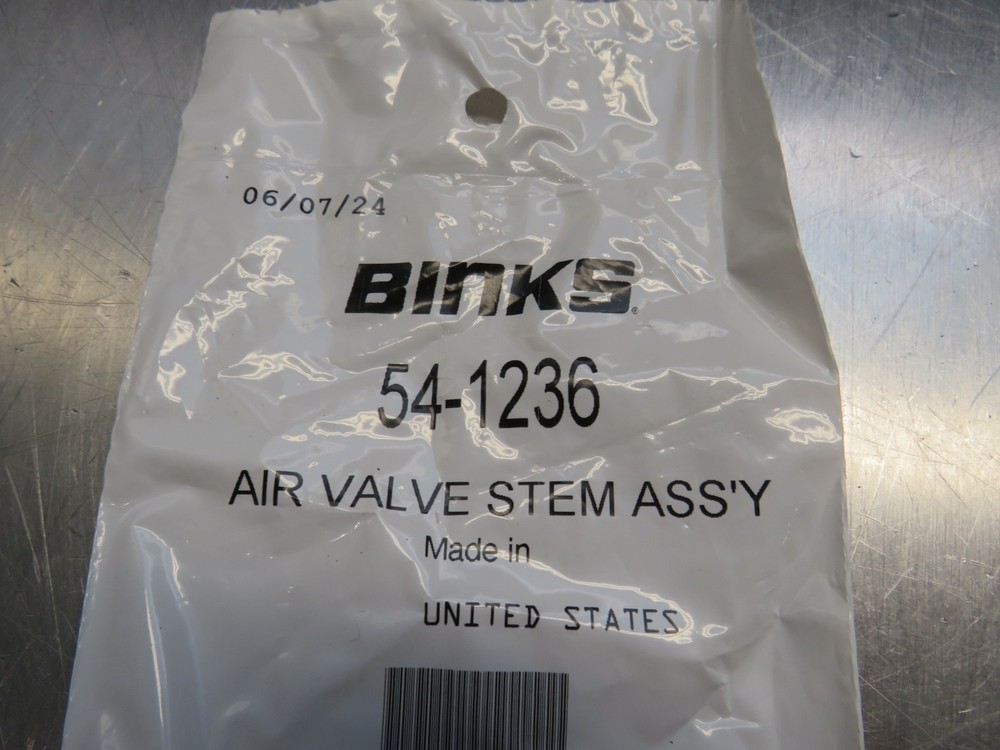 Binks 54-1236 Air Valve Stem Assy