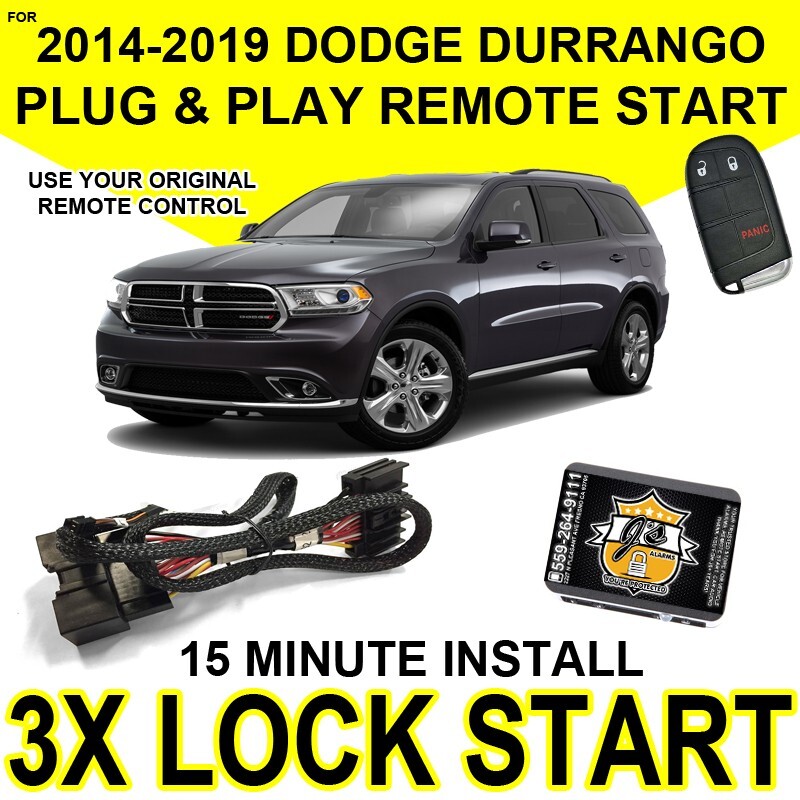 PLUG & PLAY REMOTE STARTER EASY INSTALL For 2014 - 2019 DODGE DURANGO CH10
