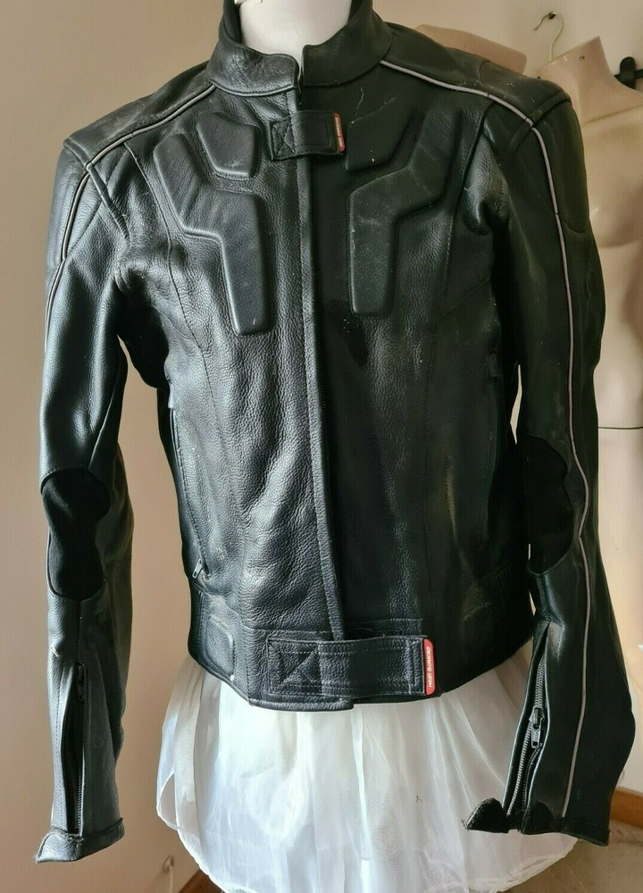 Hein Gericke ladies leather Jacket  in black