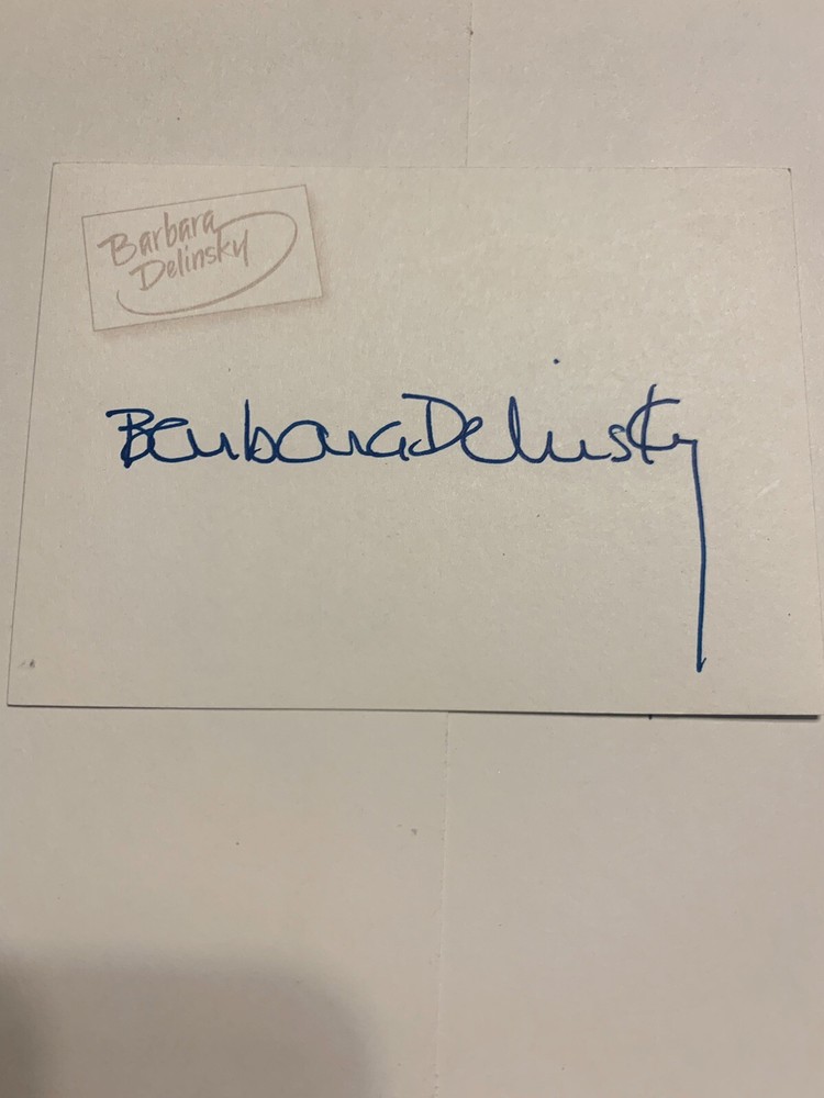 Barbara Delinsky Author Signed Bookplate Autographed New