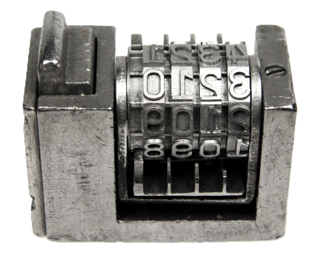 WETTER / ATLANTIC NUMBERING MACHINE, REVERSE, FOUR-DIGIT, PRINTER'S INSERT
