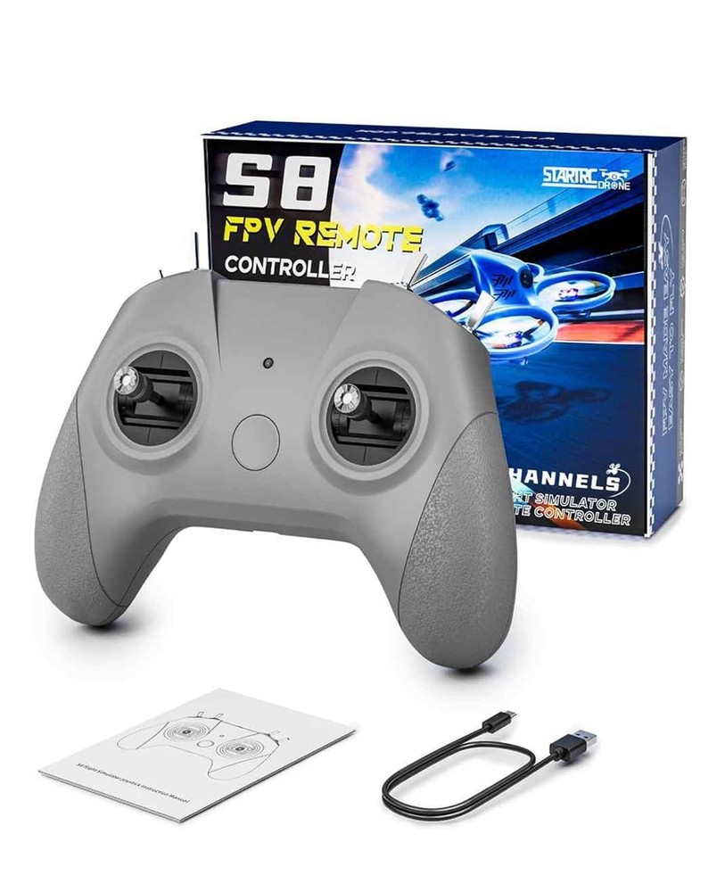 S8 Pro Drone Simulator Controller for FPV Beginner Pilots Training, 8 Channel...