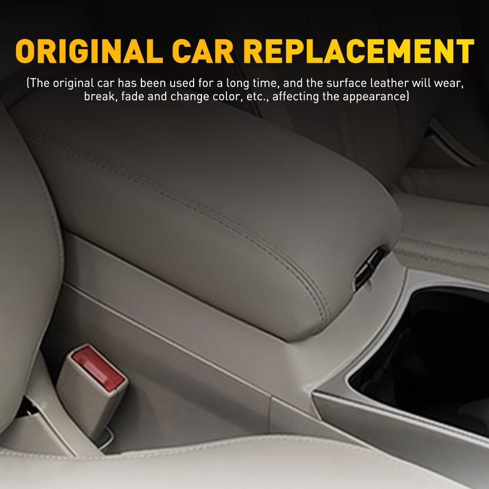 Middle Console Armrest Replacement Cover Beige for Cadillac SRX 2010-2016
