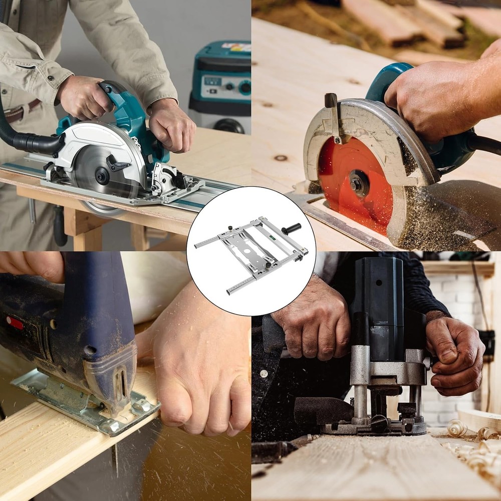 Adjustable Electric Circular Saw Machine Edge Guide Positioning Cutting Board US