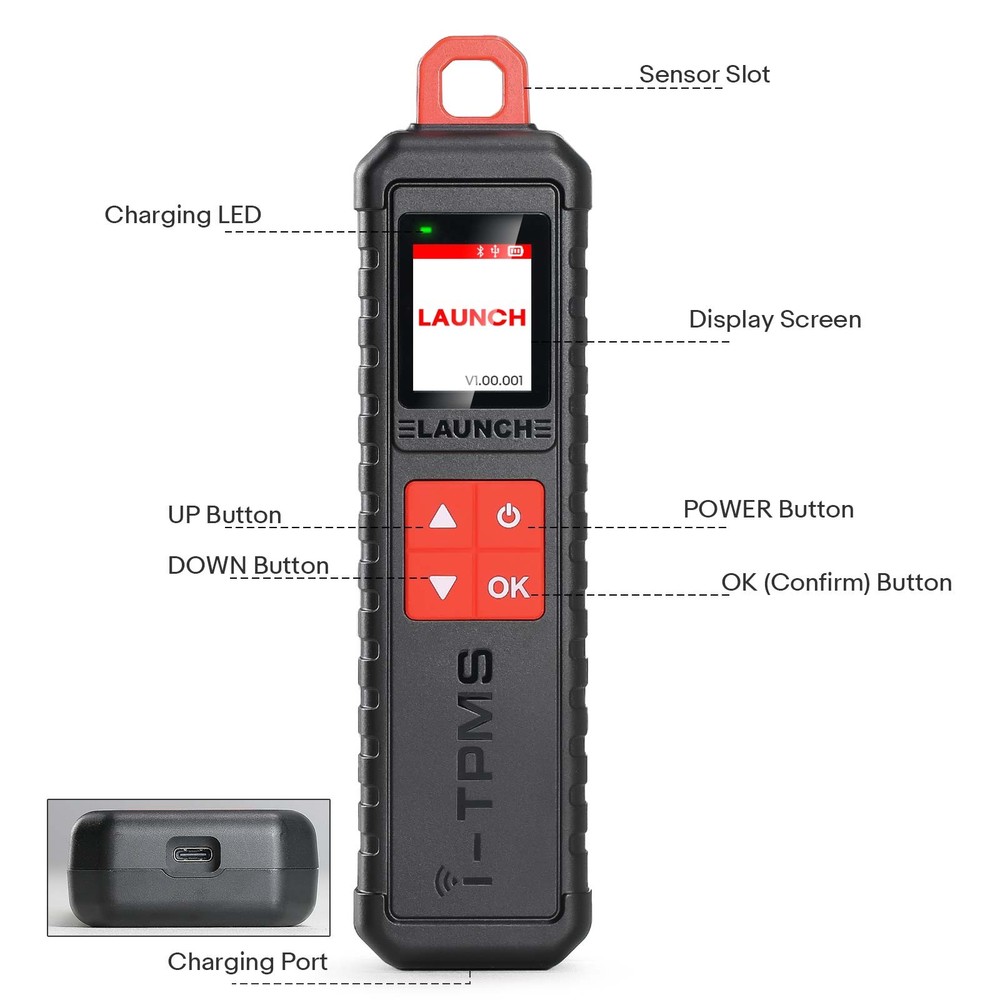 Launch i-TPMS Handheld TPMS Service Tool Used with X-431 Scanner