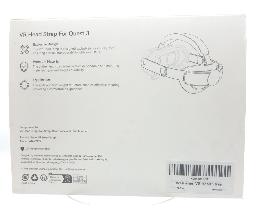 Head Strap for Meta Quest 3 VR Glasses Headset Adjustable Replacement Headband