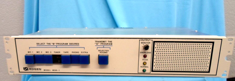 Bogen Model MGB-1 B Program Console Unit