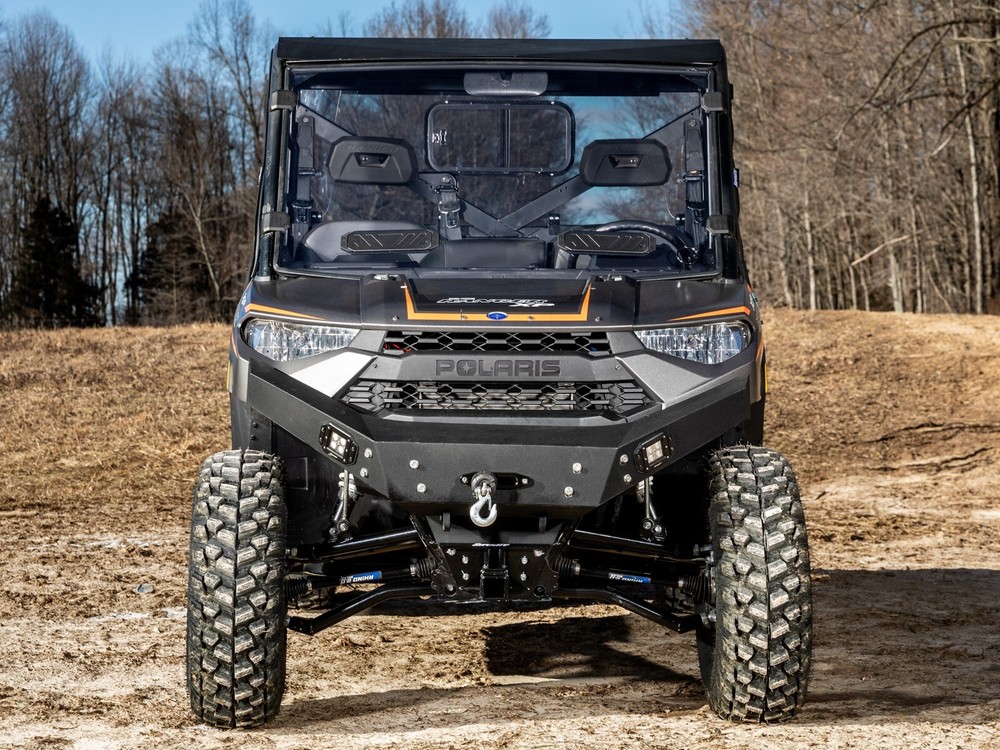 SuperATV Scratch Resistant Vented Full Windshield for Polaris Ranger 900