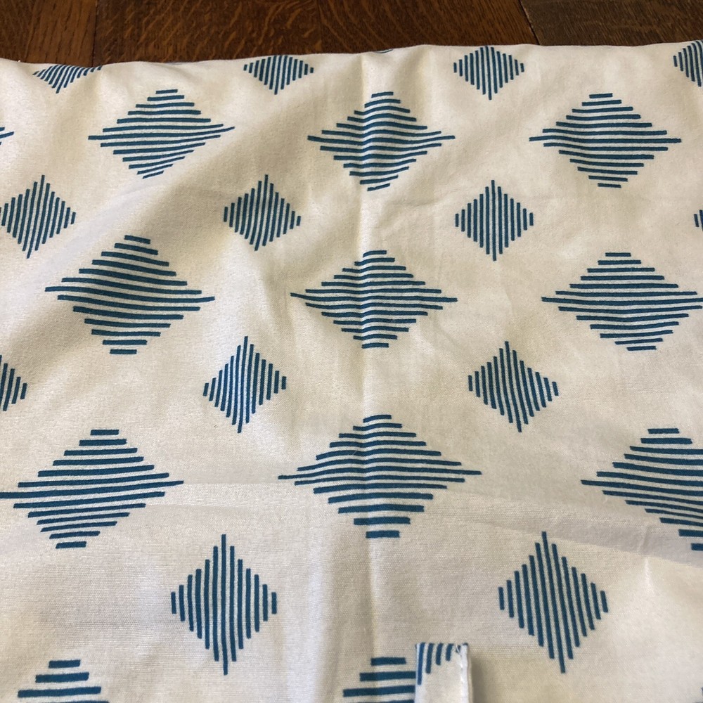Puffy Quilted BOHO Pillow Case, Ties, Size 20" x 27"