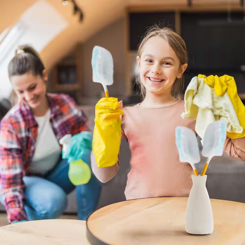 Blue Static Duster Refills with Disposable Replacement Heads for Electronics Fur