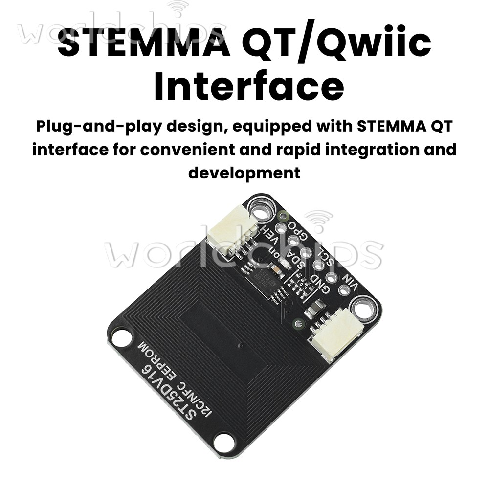ST25DV16K I2C RFID Dynamic Tag Module Compatible with STEMMA QT/Qwiic Interface