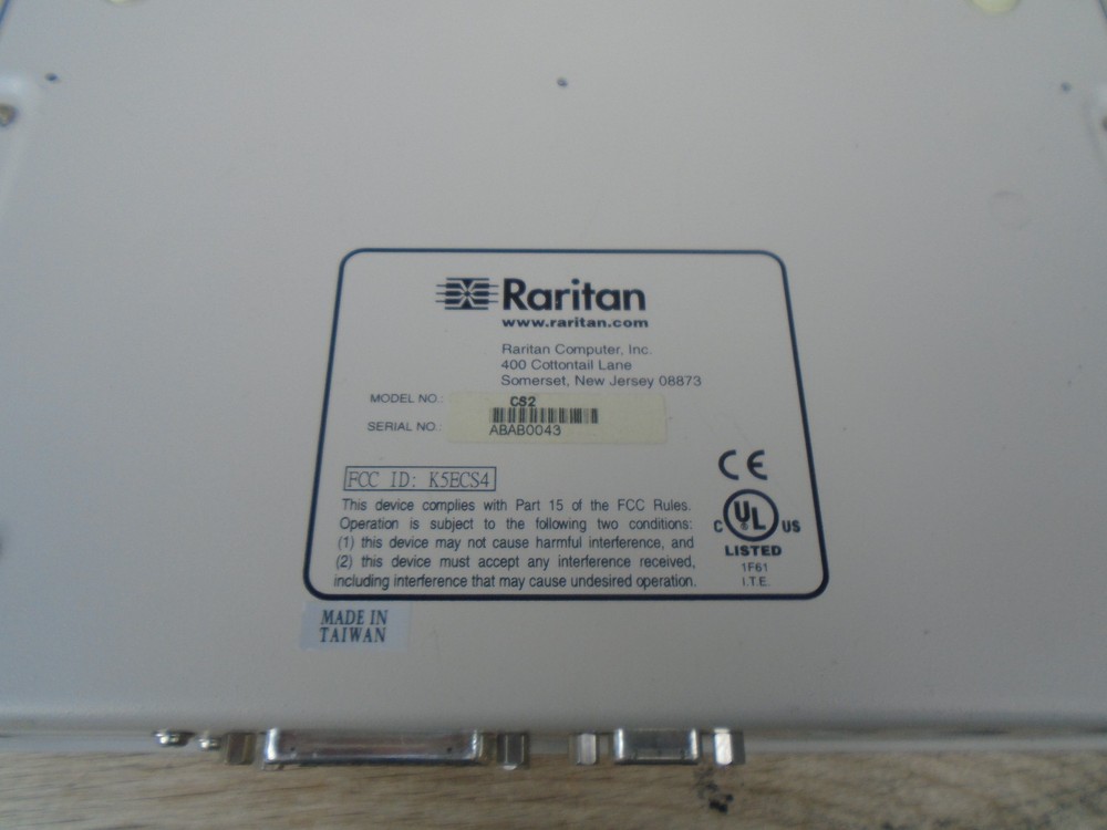 Raritan Compu-Switch KVM Switch Model CS2 / FREE SHIP