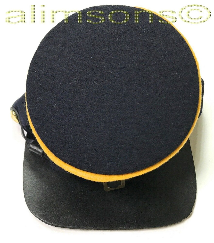 CIVIL WAR US UNION BLUE WOOL CAVALRY FORAGE CAP HAT--ALL SIZES!!!