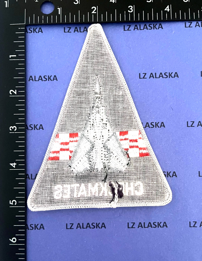 US NAVY VF-211 CHECKMATES STRIKE FIGHTER SQUADRON TRIANGLE PATCH N11