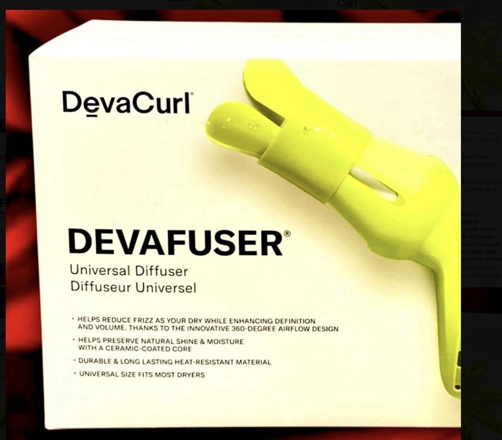 2 PACK DevaCurl DevaFuser Attachment Universal Curly Hair Dryer Diffuser