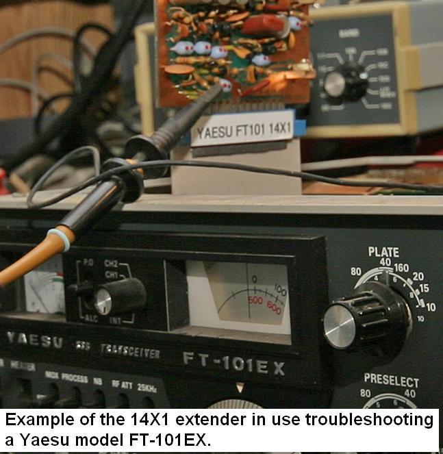 Yaesu FT-101ZD Extender Board Set. (Riser) IN KIT FORM