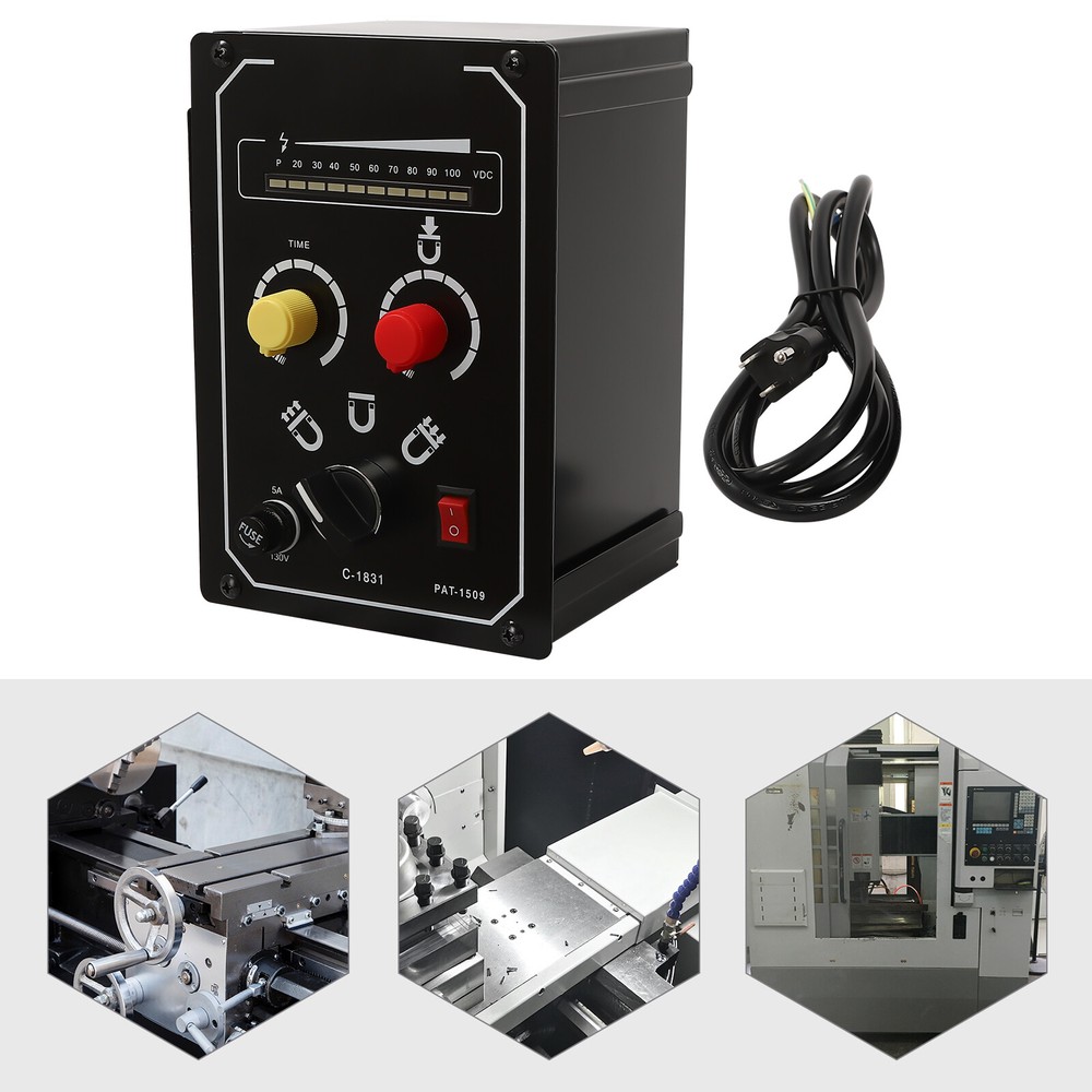 Magnetic Chuck Controller Electro Magnetic Force Adjustable 110V 0-100V 5A DC