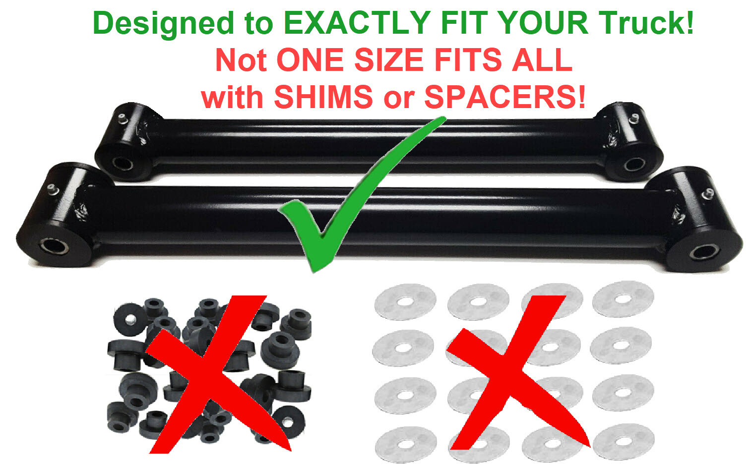 Stock / OEM Upper & Lower Control Arms - 2003-2009 Dodge Ram 2500/3500 4WD