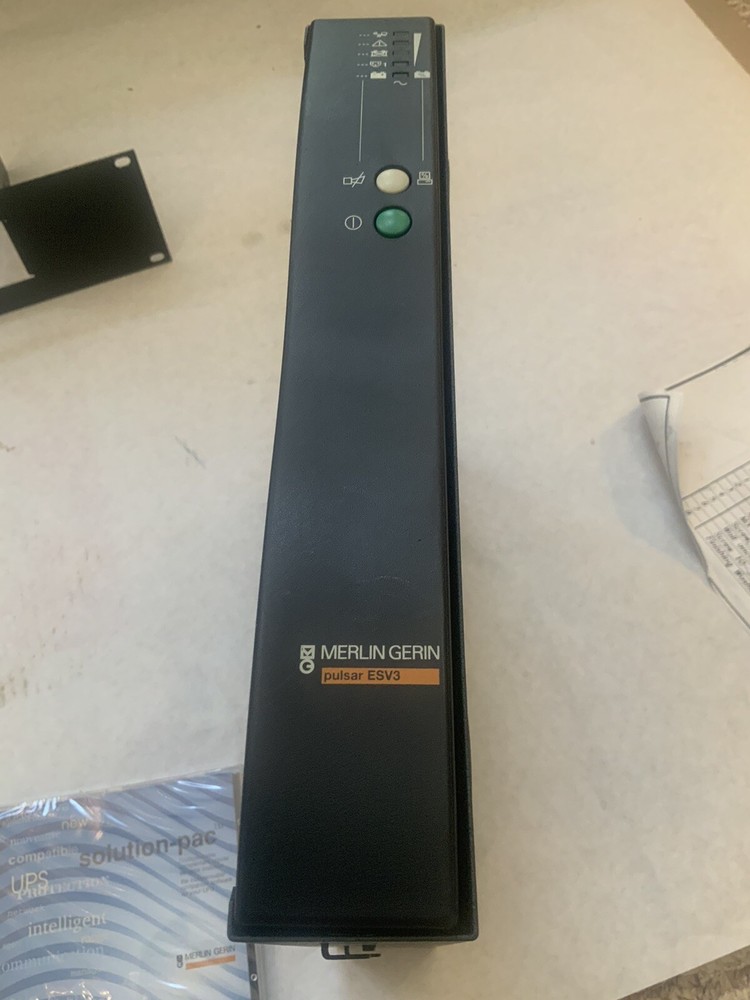 Merlin Gerin Pulsar ESV3 UPS System With Rack Mount…. New