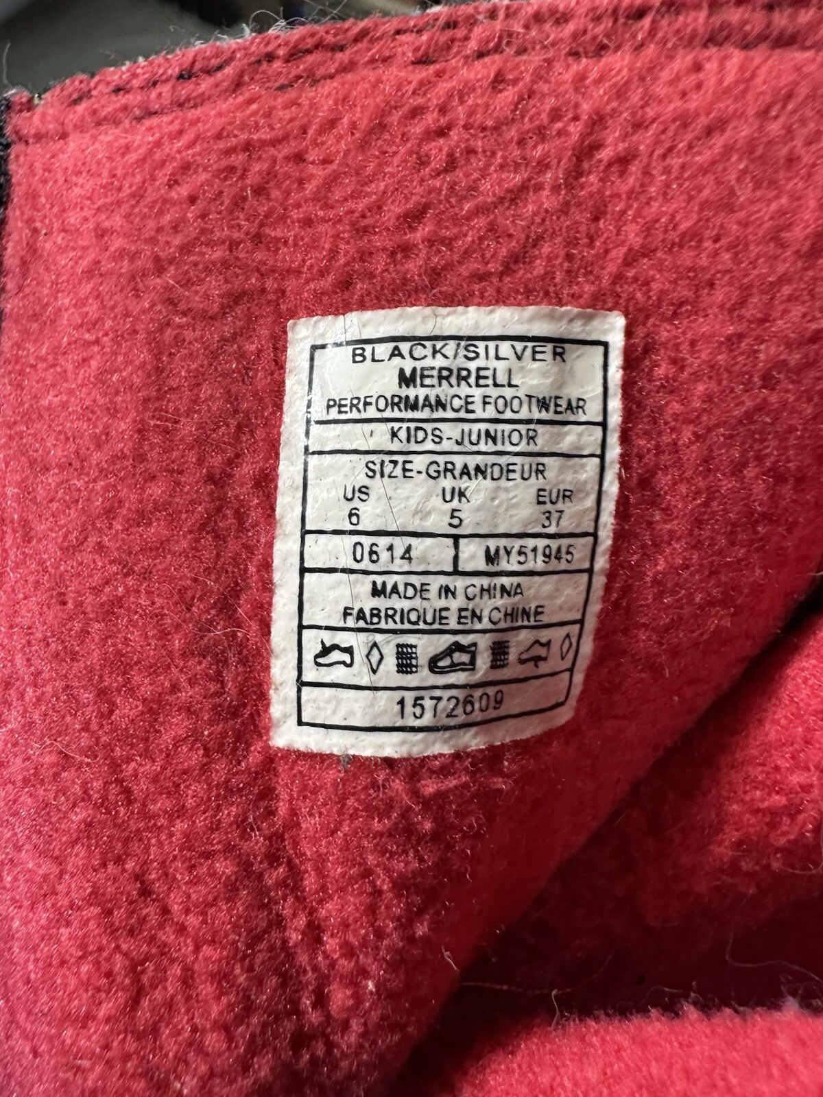 Merrell Snowbound Waterproof 200g Winter Snow Boots Black Silver Boys Youth 6