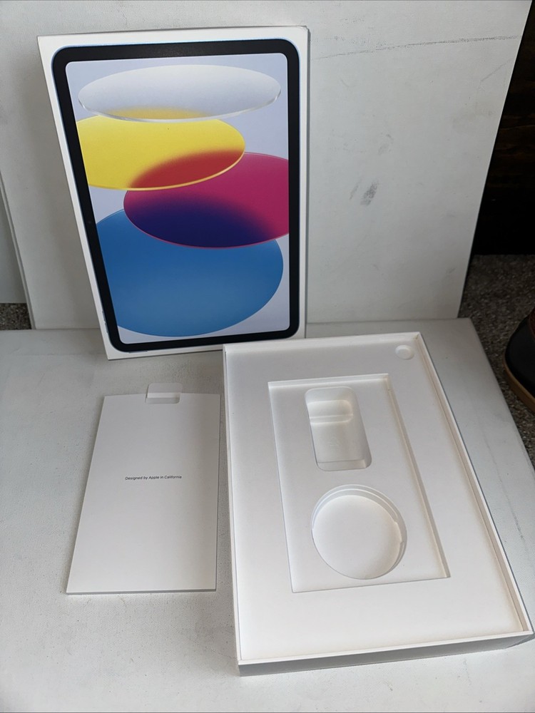 Apple iPad 11th Gen Silver 128GB A3354 EMPTY BOX ONLY Inserts