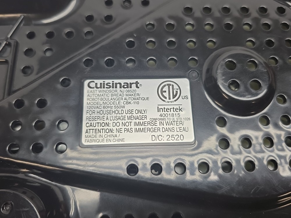 Cuisinart CBK-110 Automatic Bread Maker - Stainless Steel (CBK-110FR)