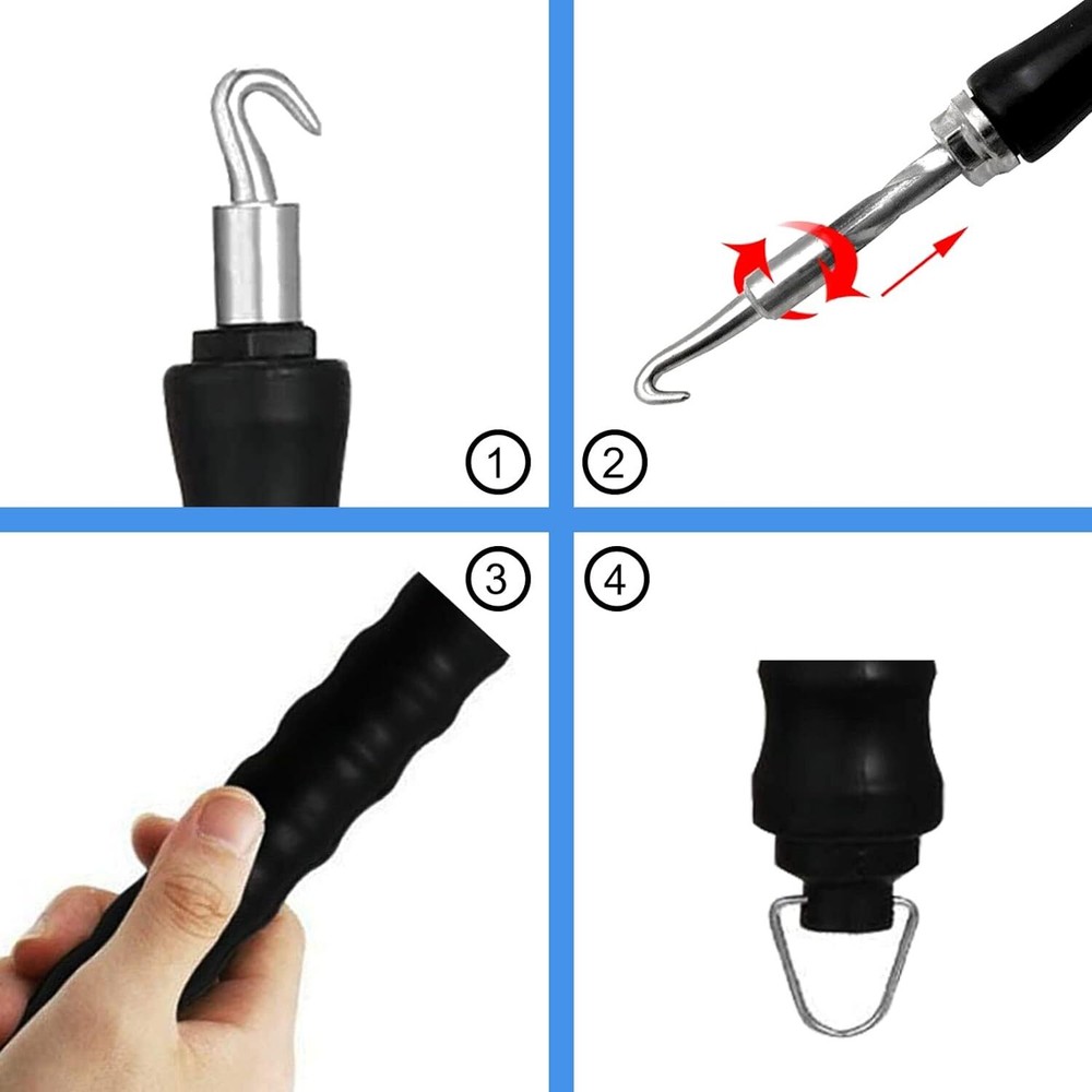 2 Pcs Automatic Rebar Tie Wire Twister Efficient Tool For Construction Sites