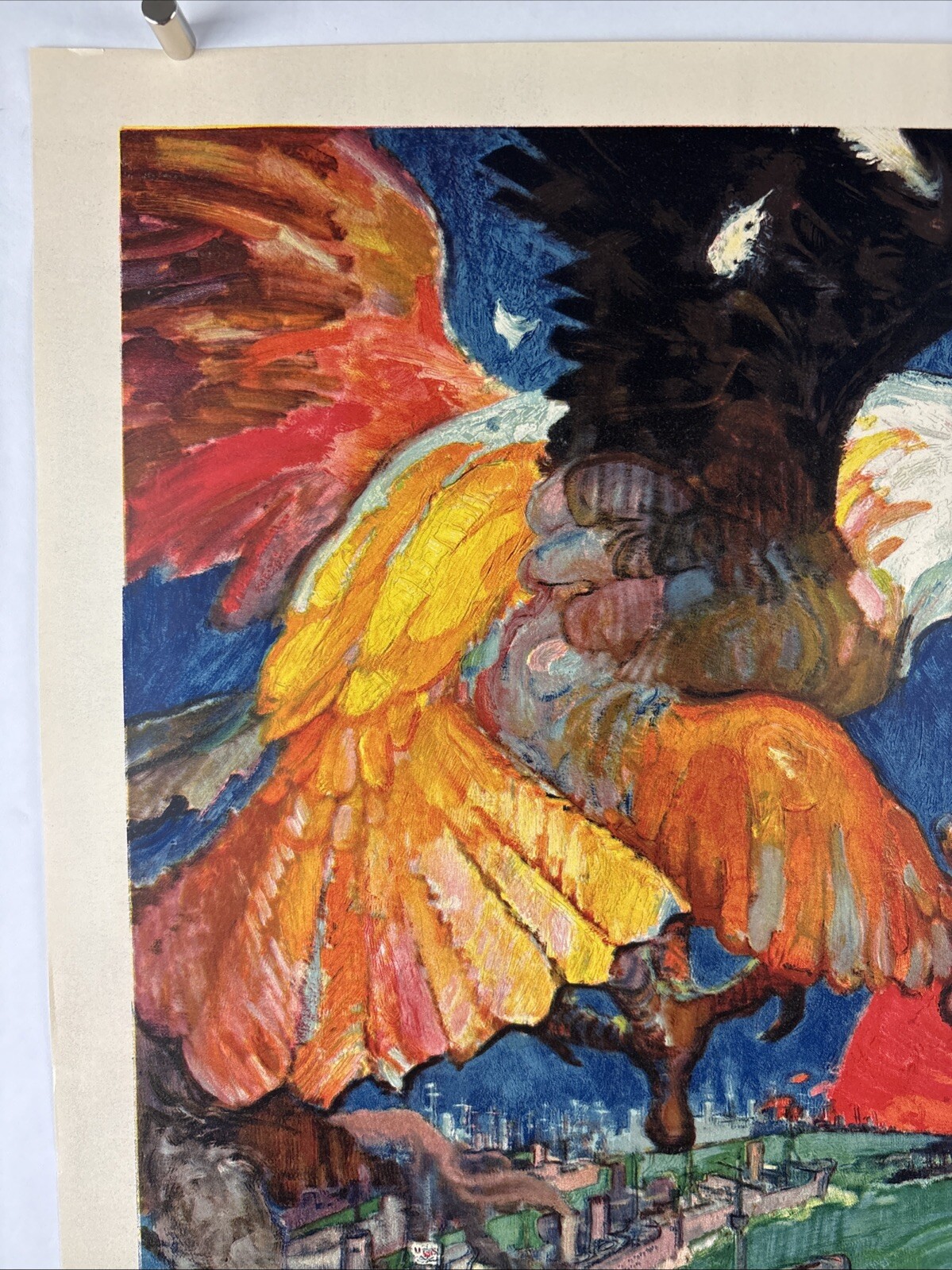 SHIPS ARE COMING World War I Bond Poster (VeryFine+)1917 20x30 WW1 Bald Eagle 18