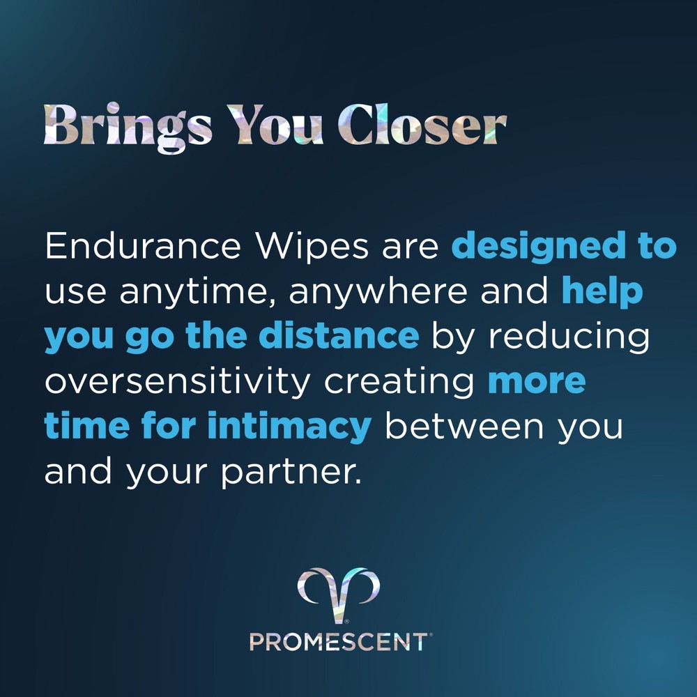 Promescent Delay Wipes Sex Delayed Ejaculation (5 Pack) & Flushable Wet Wipes