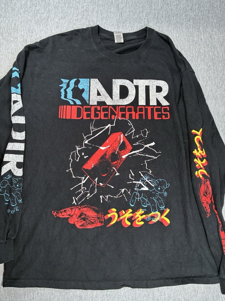 A Day To Remember The Degenerates Tour ‘19 Unisex Adult Size L LS Shirt ADTR (A)