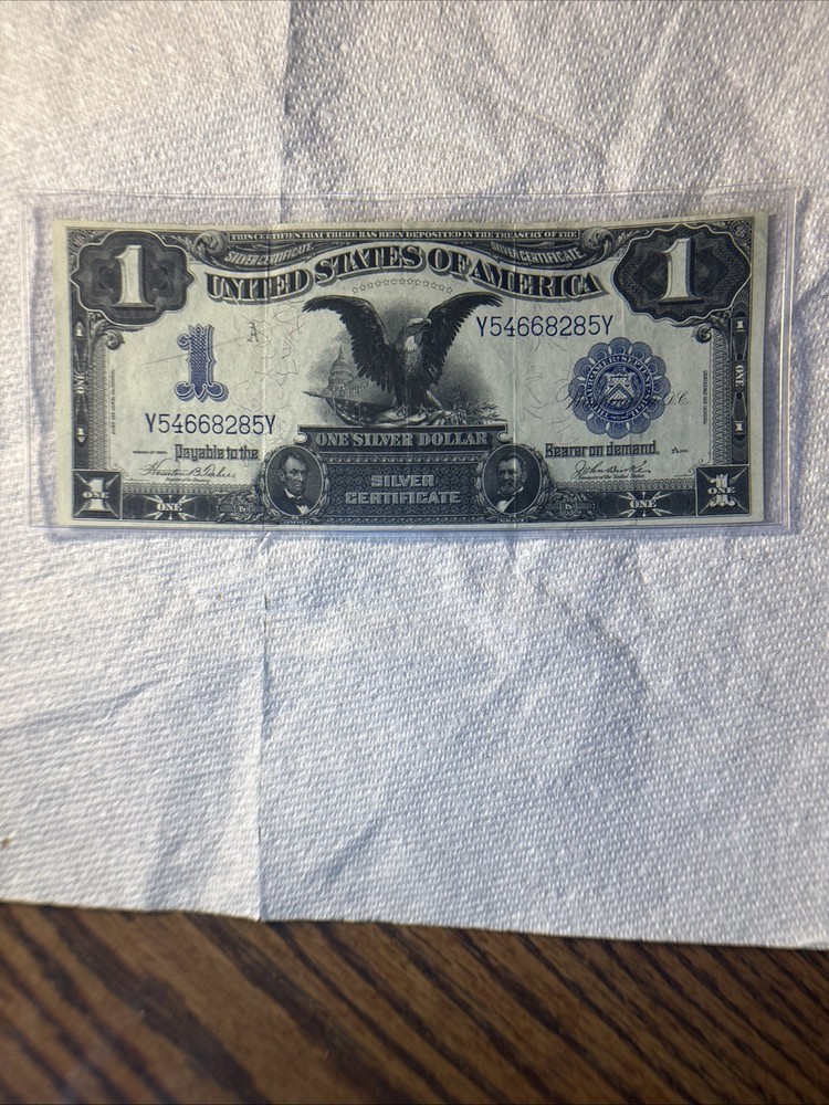 1899 $1 silver certificate black eagle
