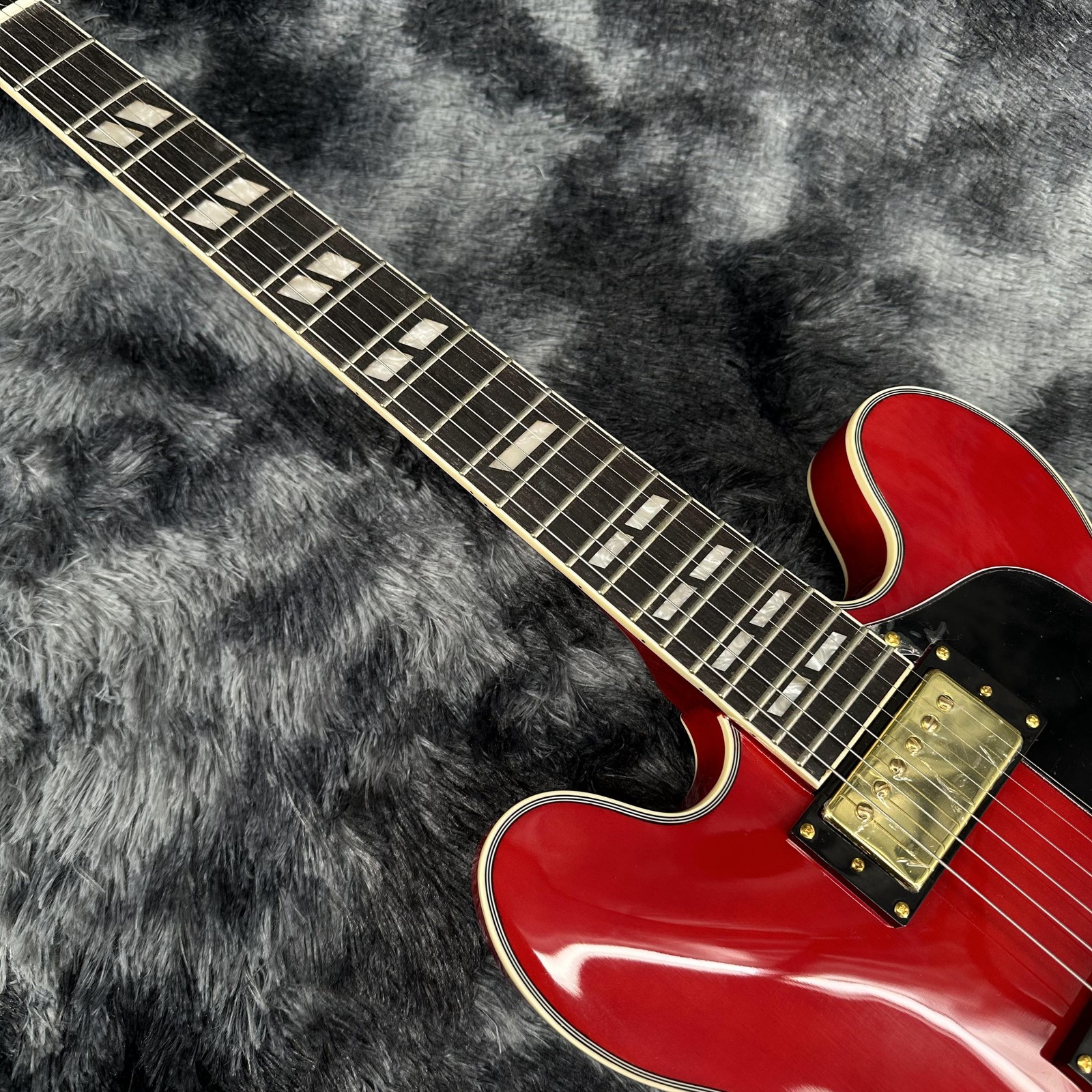 Back to the Future"1955"ES-345 Cherry Red Electric Guitar Rosewood Fingerboard