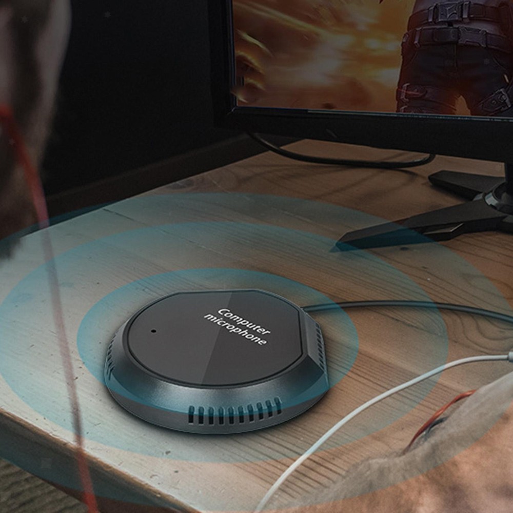 Conference 3.5mm Portable Computer PC Mic for Chatting