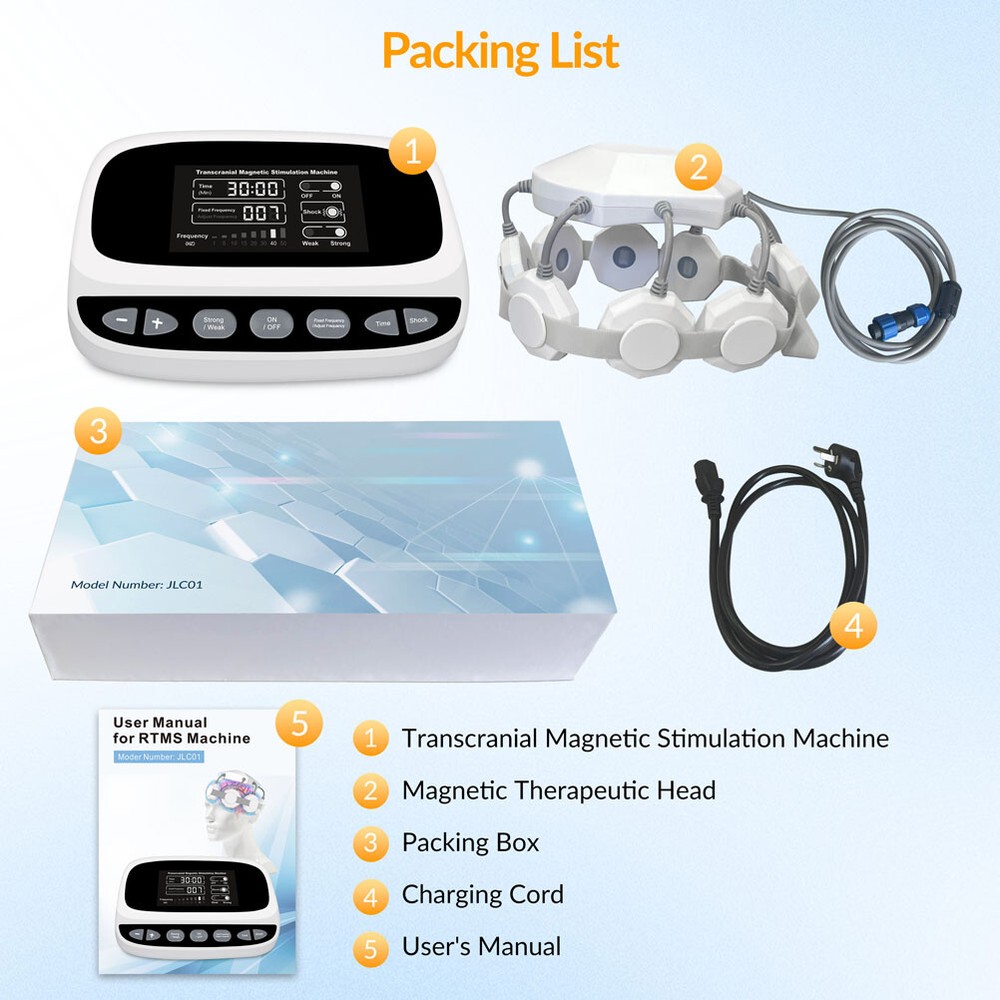 TMS Machine Brain Stimulation Device Deep Brain Therapy for Parkinson Stroke US