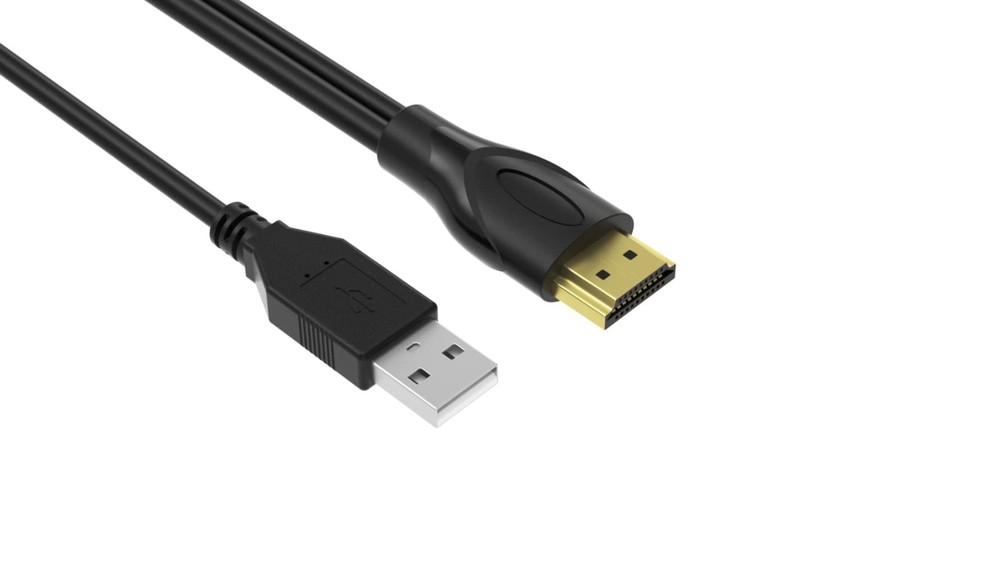10ft/3m 2 Pack USB HDMI KVM Cable for HDMI KVM Switch, USB Powered and Data T...
